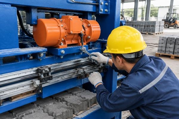 Compressed Earth Block Machine Long-Term Care for Interlocking Paver Production