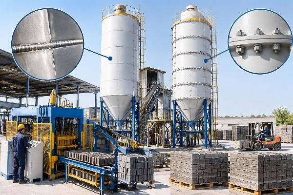 Belgium Govt Infrastructure: QT12-15 Cement Silo Supplier