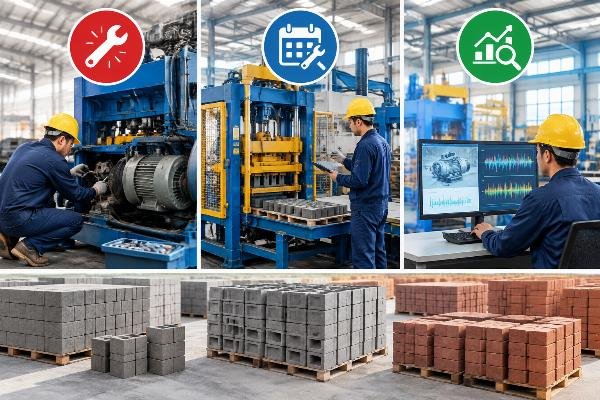 Infographic illustrating the difference between reactive, preventive, and predictive maintenance schedules for industrial machinery