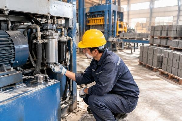 Compressed Earth Block Machine Long-Term Care for Interlocking Paver Production